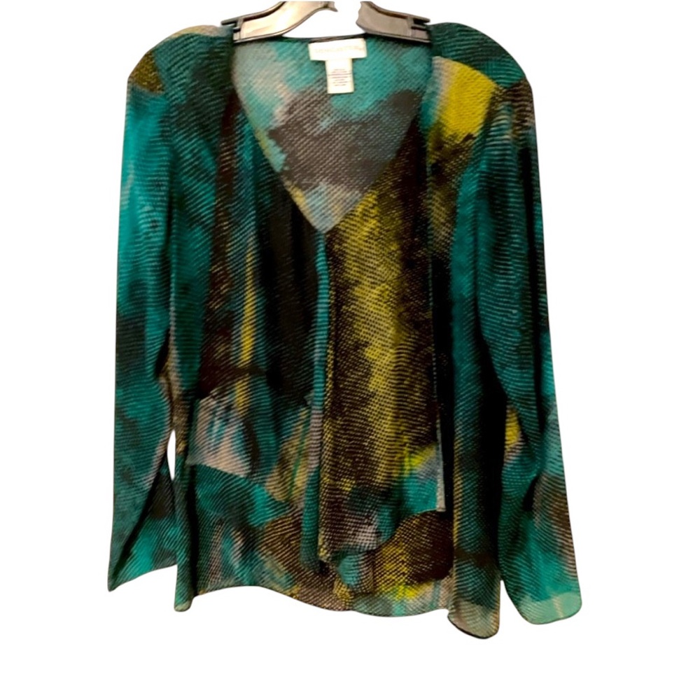 Doncaster sheer multi colored blouse.